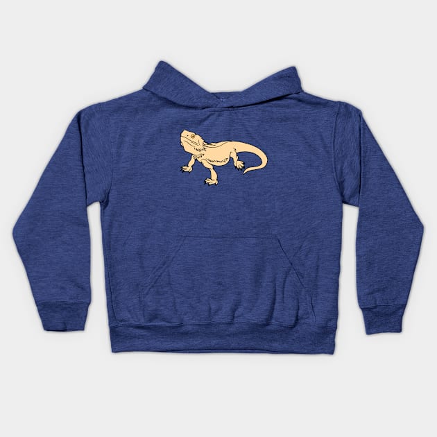 Bearded Dragon Kids Hoodie by KayBee Gift Shop